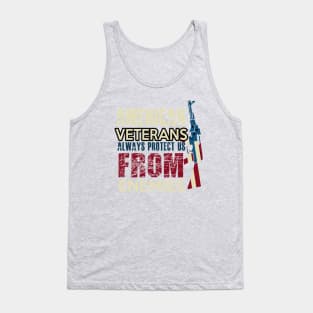 Vets protect us from enemies Tank Top